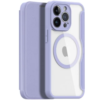 Чехол книжка Dux Ducis з MagSafe на Apple iPhone 16 Pro — Purple