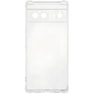 Ультратонкий силіконовий чохол GETMAN з критими бортами та камерою для Google Pixel 6 фото 1 з 7