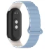 Ремінець Dual-color Magnetic для Xiaomi Mi Band 9/8 – Lilac Blue / White. Фото 4 з 8