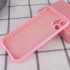 Чохол Silk Full Camera Protective (AA) NO LOGO для Apple iPhone 12 Pro Max (6.7") – Рожевий / Light pink. Фото 2 з 2
