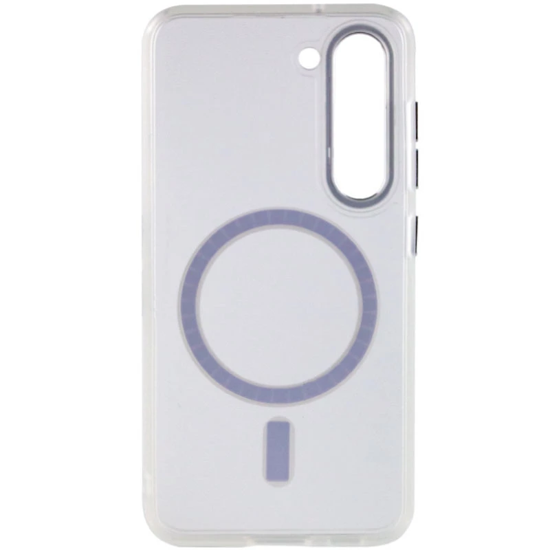 Силіконовий чохол Lyon з MagSafe на Samsung Galaxy S23 – White. Фото 4 з 8