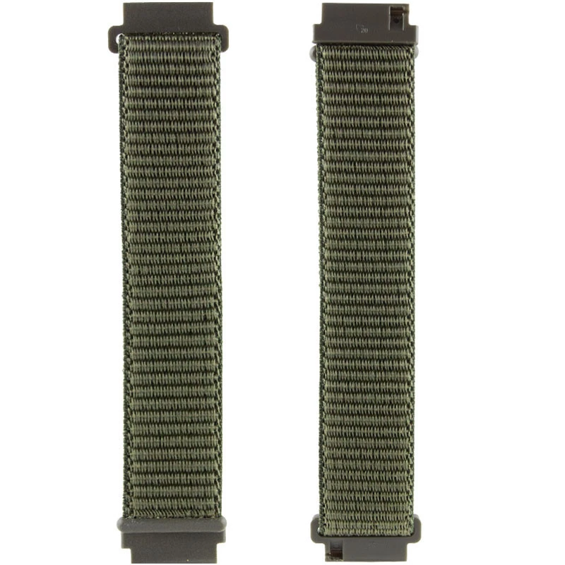 Ремінець Nylon для Smart Watch 20mm – Зелений / Green. Фото 2 з 5