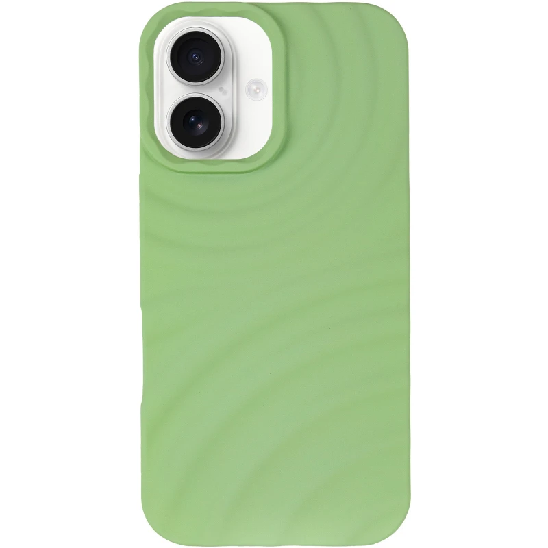 Чехол TPU MonoWave для Apple iPhone 16 – Light Green. Фото 3 из 7