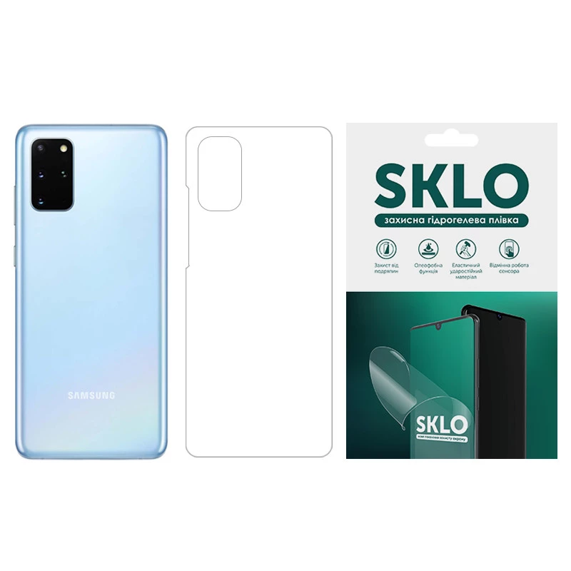 

Гидрогелевая плёнка SKLO на тыльную сторону для Samsung Galaxy J4+ (2018) (Прозрачный), Прозорий
