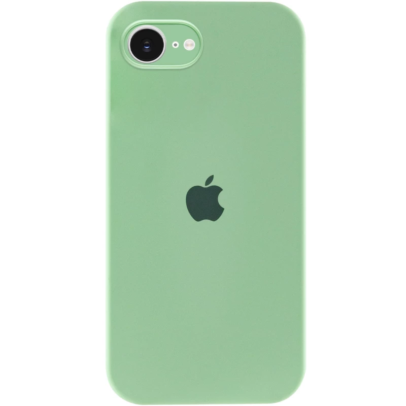 Чохол Silicone Case з закритим низом на Apple iPhone 17e (6.1") – Зелений / Pistachio. Фото 1 з 6