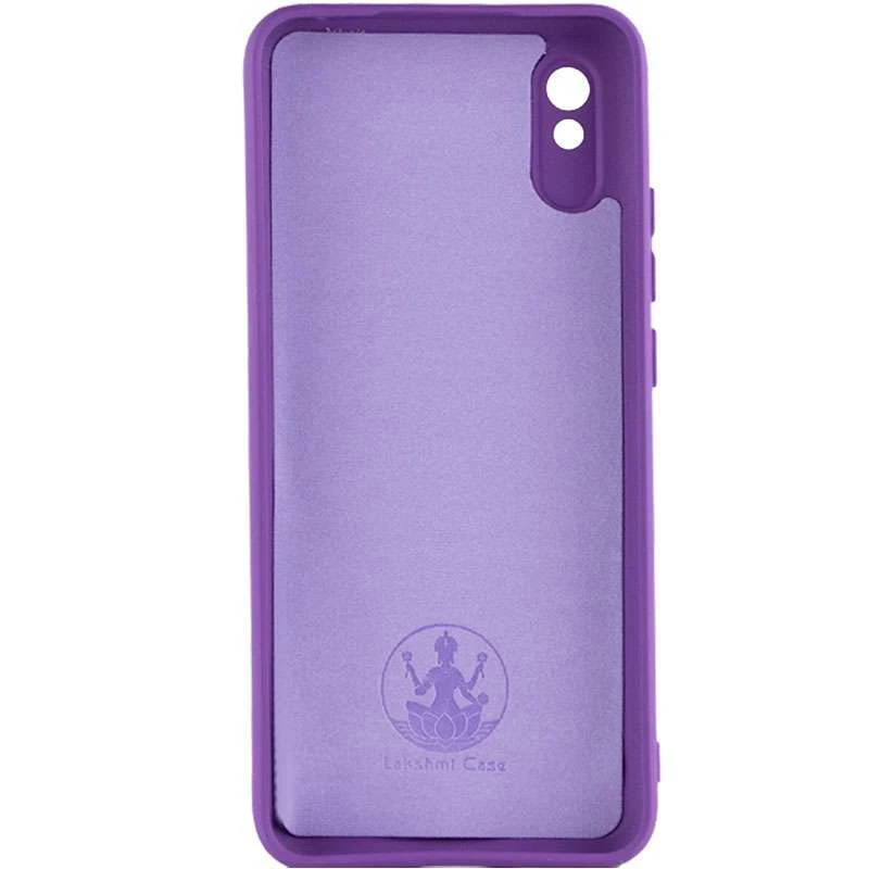 Чохол Silicone Case Lakshmi з закритою камерою на Xiaomi Redmi 9A – Фіолетовий / Purple. Фото 3 з 6