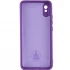 Чохол Silicone Case Lakshmi з закритою камерою на Xiaomi Redmi 9A – Фіолетовий / Purple. Фото 3 з 6