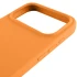 Чехол Silicone Case с закрытым низом для Apple iPhone 17 Pro Max (6.9") – Оранжевый / Orange. Фото 7 из 8