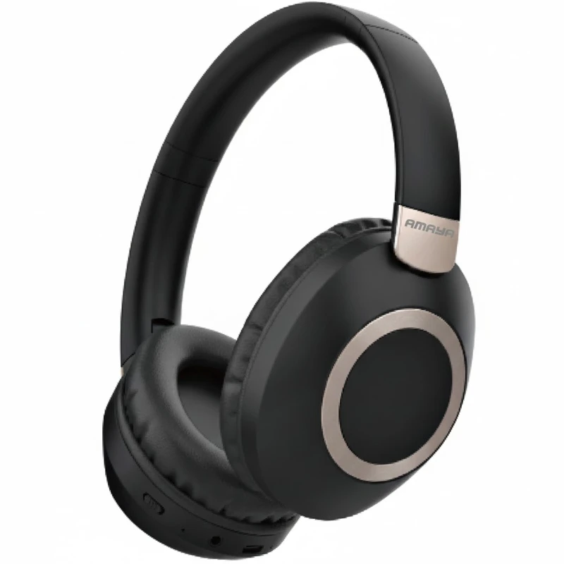 Накладные беспроводные наушники Amaya AEB-610 ENC – Black. Фото 1 из 2