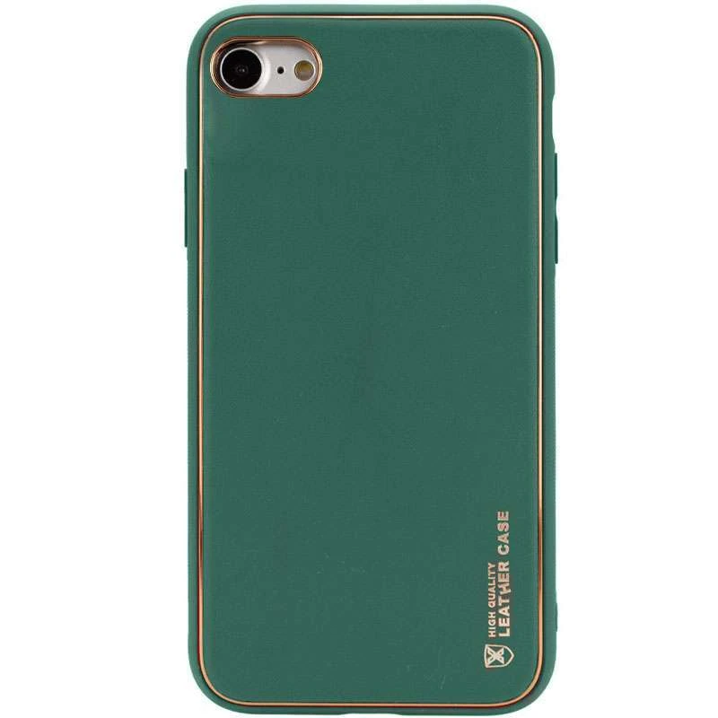 

Кожаный чехол Xshield для Apple iPhone 7 / 8 (4.7") (Зеленый / Army green), Зелений / army green