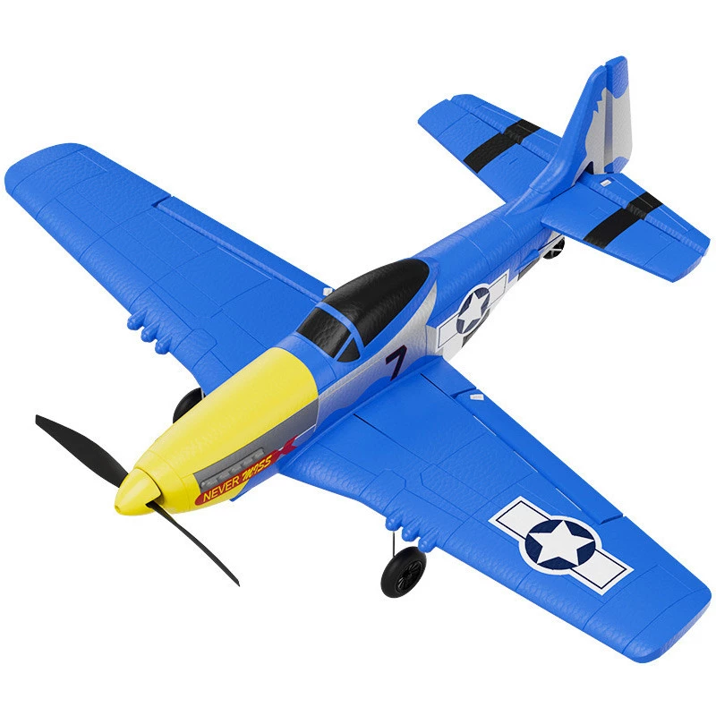 Літак на радіокеруванні SCHE W551 Four-channel Stunt Fighter – Blue. Фото 1 з 6