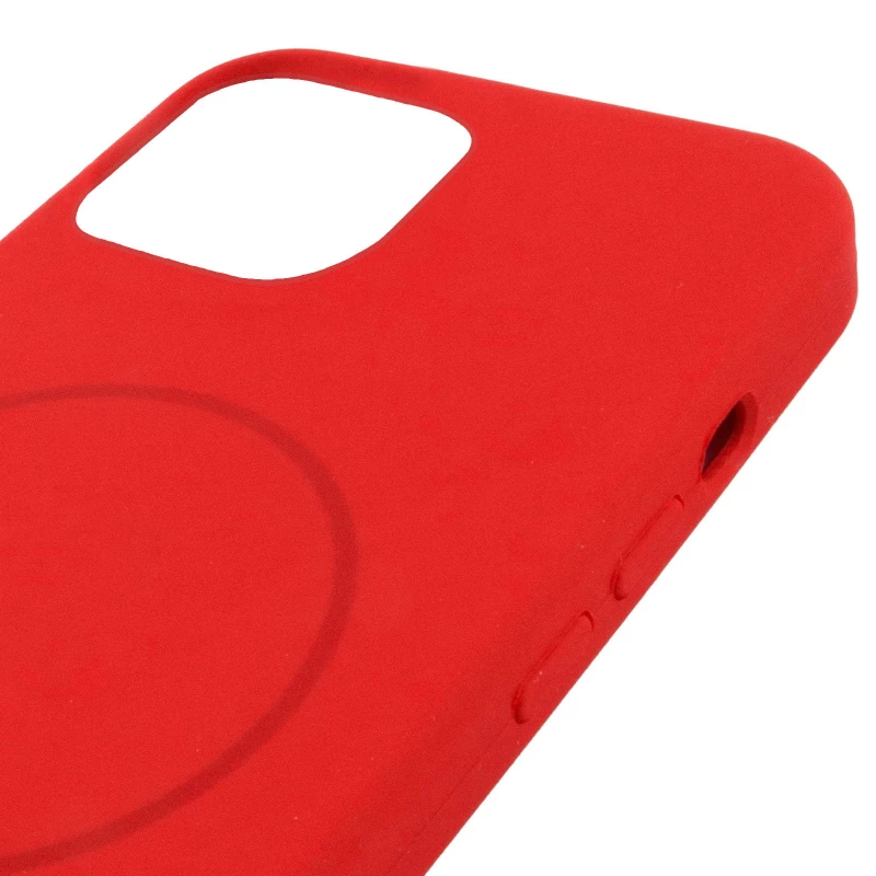 Чохол Silicone Armor Max no logo with MagSafe для Apple iPhone 11 (6.1") – Червоний / Red. Фото 7 з 9