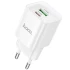 СЗУ Hoco C147A PD20W+QC3.0 (1USB-A/1C) – White. Фото 1 из 7