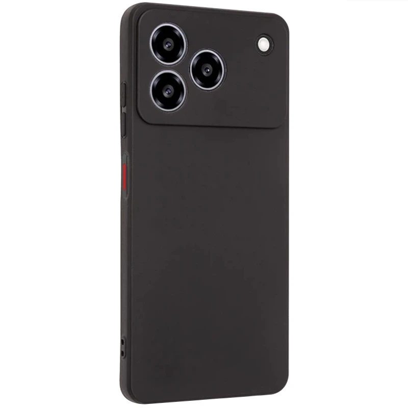 Чорний силіконовий чохол Epik із захистом камери на ZTE Blade A76 – Чорний. Фото 1 з 3