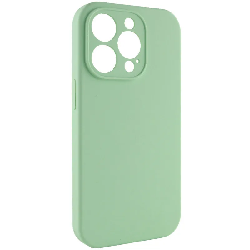Чехол Silk Full Protective (AA) NO LOGO для Apple iPhone 16 Pro – Зеленый / Pistachio. Фото 5 из 13