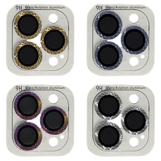 Захисне скло Metal Shine для камери на Apple iPhone 15 Pro Max (6.7") фото 1 з 2