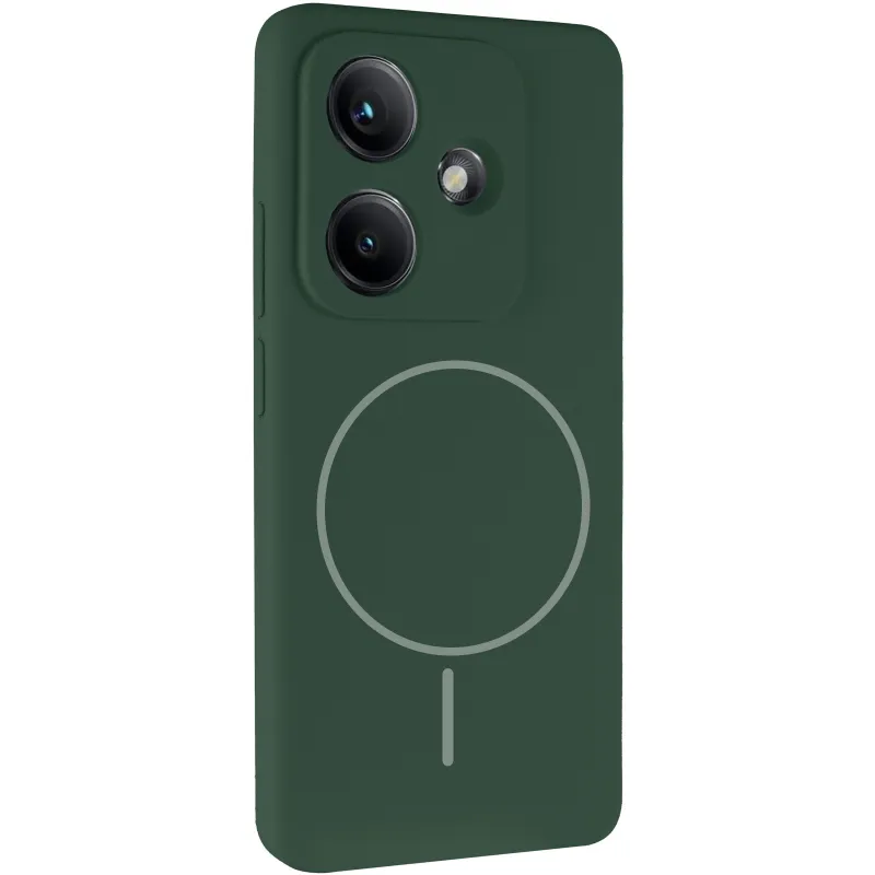 Чохол Silicone Cover Lakshmi Full Camera (AA) with Magnetic Fit для Xiaomi Redmi Note 17 – Зелений / Cyprus Green. Фото 1 з 1