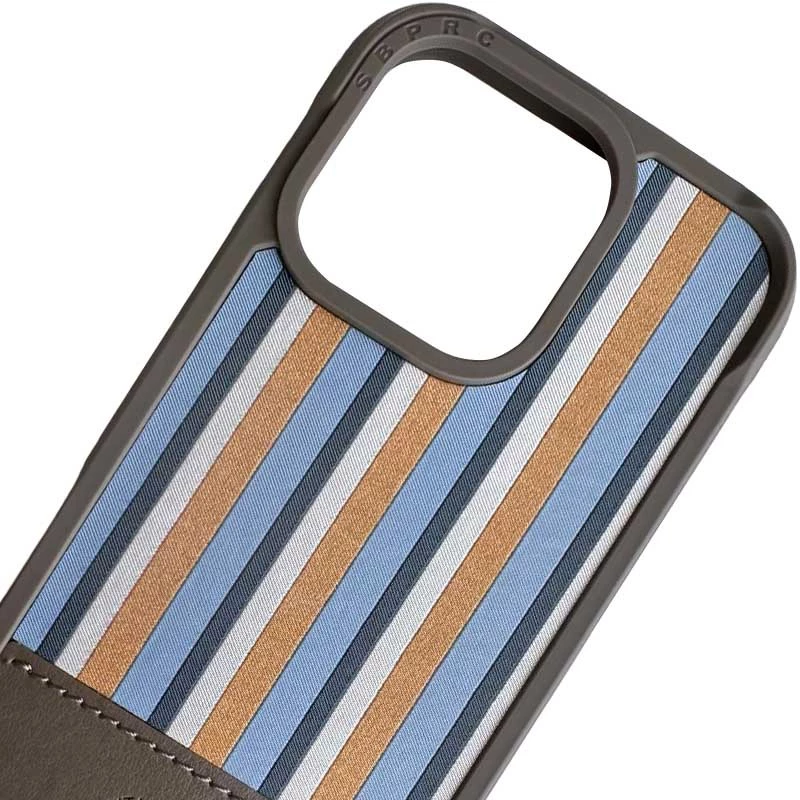 Шкіряний чохол Polo Santa Barbara Isaac для Apple iPhone 16 Pro – Titanium grey. Фото 4 з 7