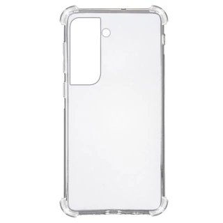 Ультратонкий силіконовий чохол GETMAN з критими бортами на Samsung Galaxy S21+ фото 1 з 3