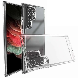 Ультратонкий силиконовый чехол 1,5 мм с защитой камеры для Samsung Galaxy S22 Ultra фото 1 из 1