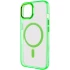 Силіконовий чохол Iris с MagSafe на Apple iPhone 14 (6.1") – Салатовий. Фото 4 з 8