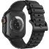 Ремешок Hoco WA35 Emir series thickened silicone strap для Apple watch 44/45/46/49mm – Black. Фото 2 из 3