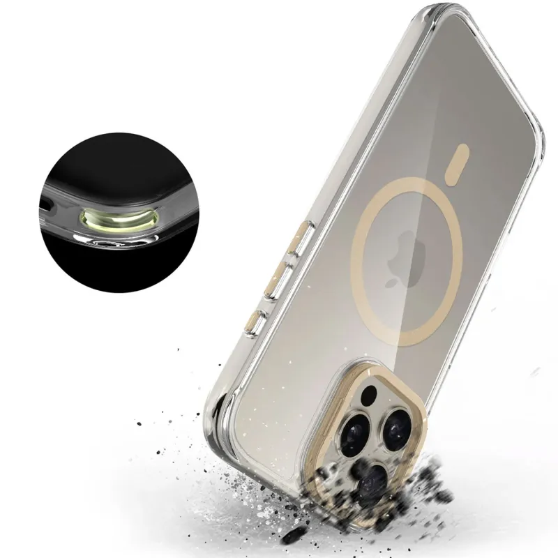 Чохол TPU Space Case Apex with Magnetic Fit для Apple iPhone 15 Pro (6.1") – Gold. Фото 3 з 8