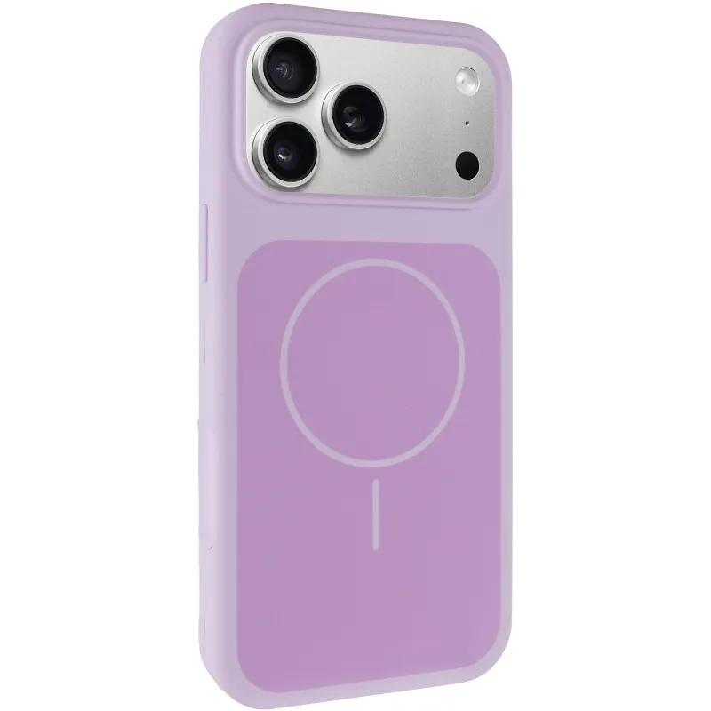 Чохол Silk Duo Color (AA) NO LOGO with Magnetic Fit для Apple iPhone 18 Pro – Lilac. Фото 1 з 5