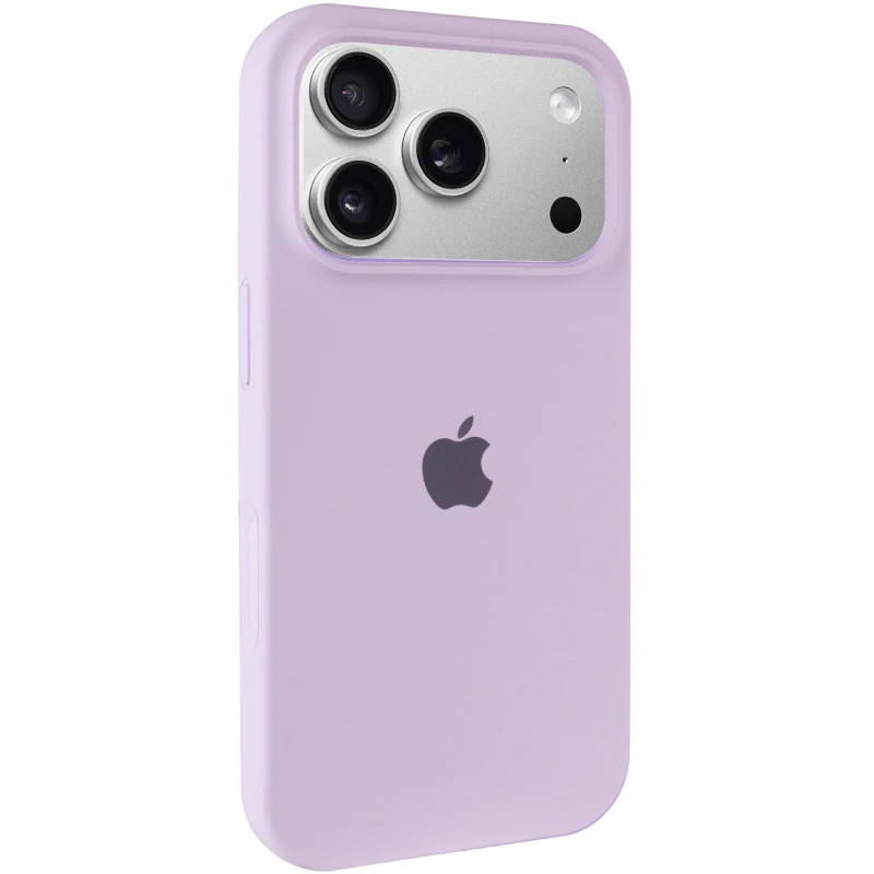 Чехол Silicone Case (AA) Logo with MagSafe для Apple iPhone 17 Pro Max (6.9") – Сиреневый / Lilac. Фото 3 из 12