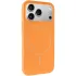 Чехол Silk Full Protective (AA) NO LOGO with Magnetic Fit для Apple iPhone 17 Pro (6.3") – Оранжевый / Orange. Фото 1 из 2