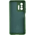 Чехол Silicone Case Lakshmi Plus с закрытой камерой для Xiaomi 11T / 11T Pro – Зеленый / Dark green. Фото 2 из 4