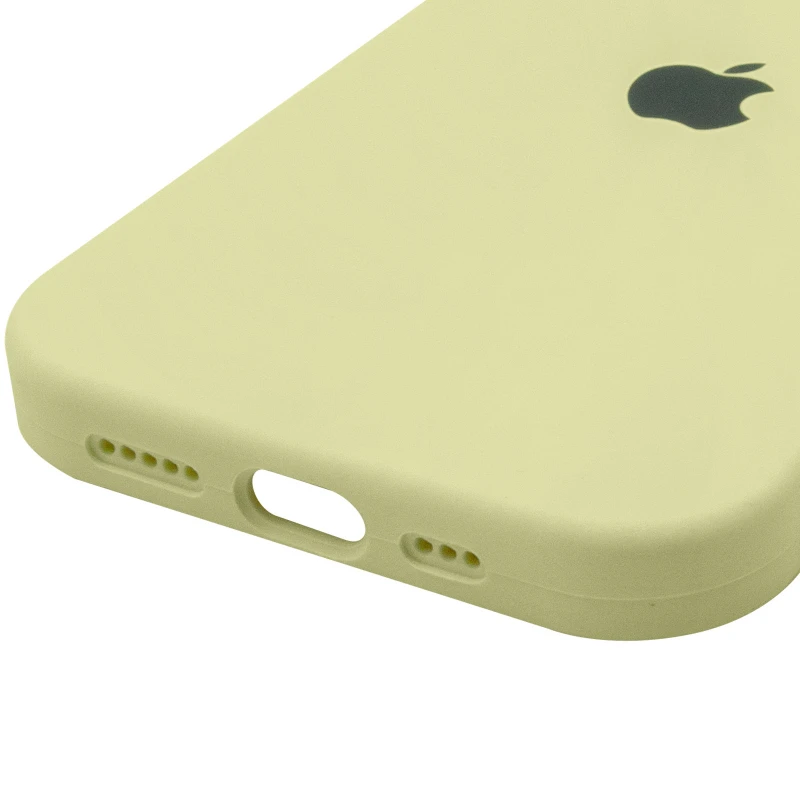 Чехол Silicone Case с закрытым низом для Apple iPhone 17 Pro (6.3") – Желтый / Mellow Yellow. Фото 6 из 6