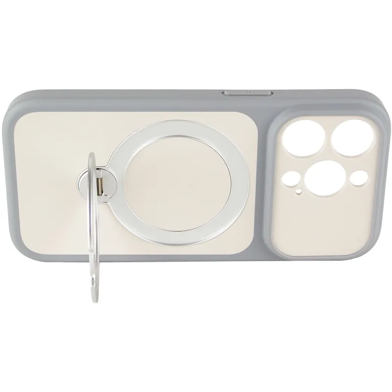 Чохол Ummi Full Camera with Magnetic Fit HQ Ring для Apple iPhone 15 Pro (6.1") – Grey. Фото 6 з 6