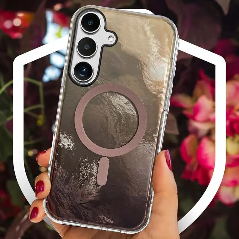 Силіконовий чохол Shiny Mountain (MagFit) для Samsung Galaxy S26+ – Chocolate. Фото 3 з 3