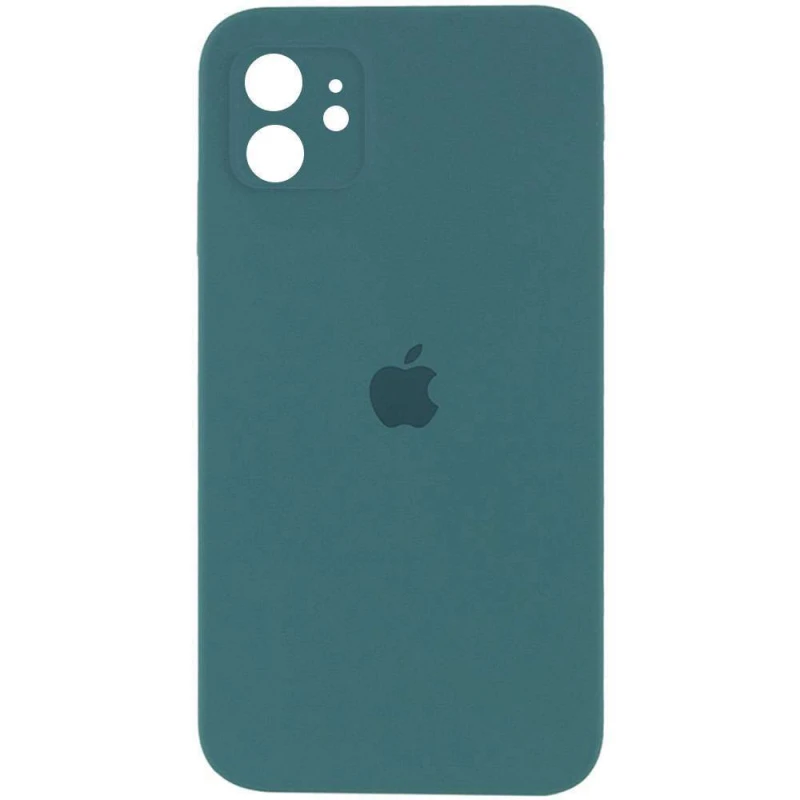 

Чохол Silicone Case Square з захистом камери на Apple iPhone 11 (6.1") (Зелений / Pine green)