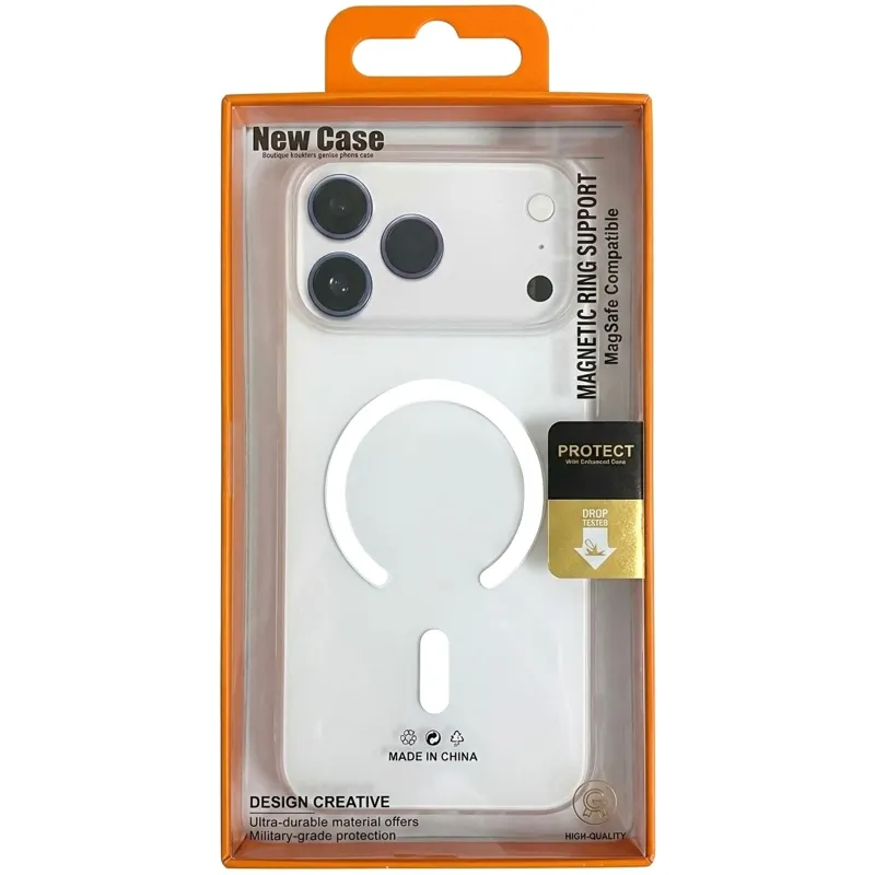 Чехол PC Matte Color with Magnetic Fit для Apple iPhone 16 Pro – White. Фото 2 из 2