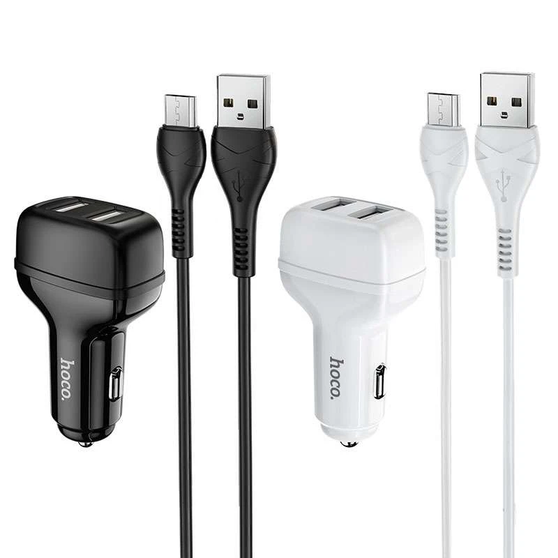 

АЗП Hoco Z36 (2USB/2.4A) + MicroUSB