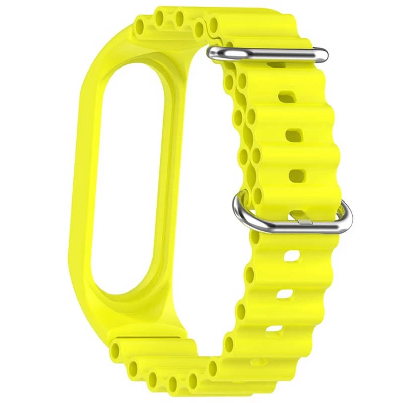 Ремешок Ocean Band для Xiaomi Mi Band 4/3 – Желтый / Flash. Фото 8 из 8