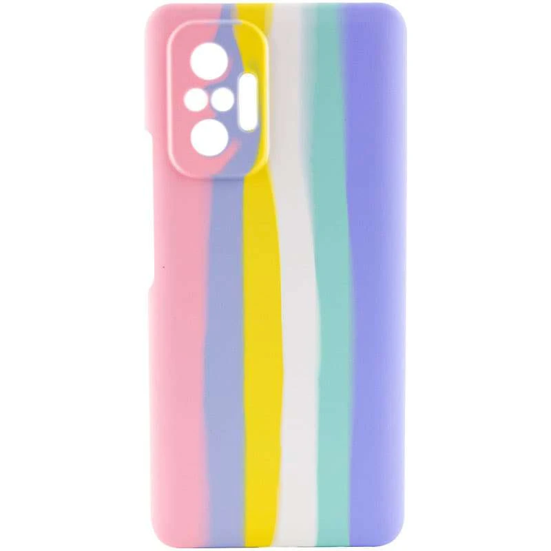 

Чохол Silicone Case райдугою на Xiaomi Redmi Note 11 (Global) / Note 11S