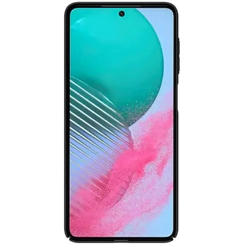 Карбоновая накладка Nillkin со шторкой для камеры для Samsung Galaxy M54 5G – Черный / Black. Фото 2 из 7