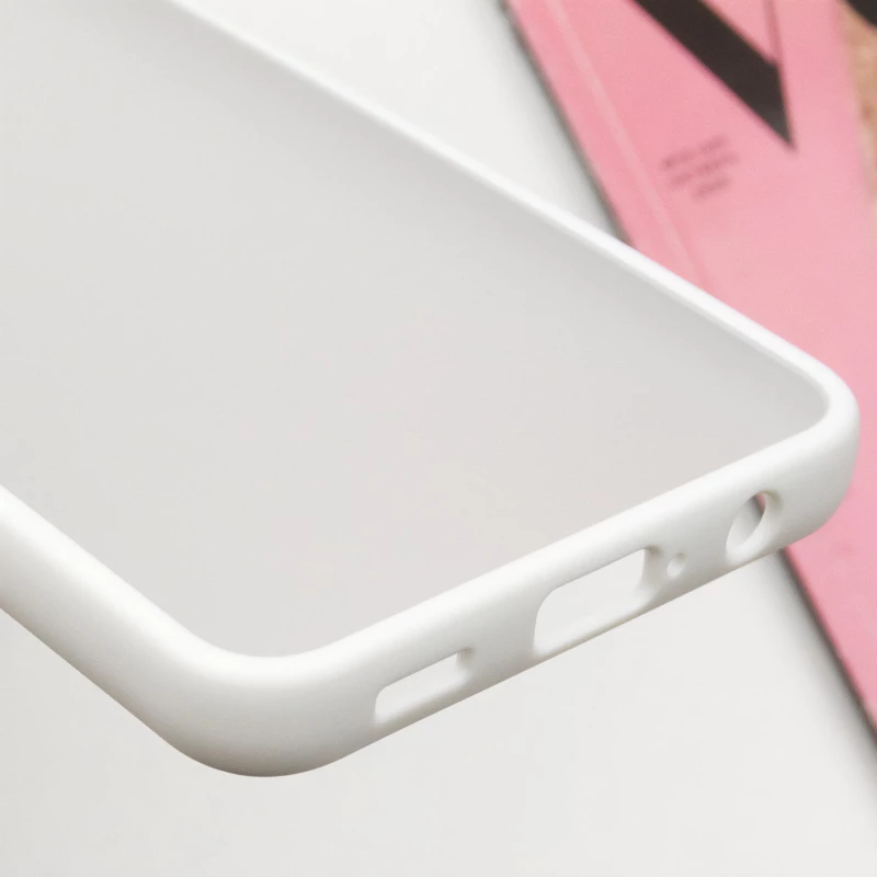 Захистний чохол TPU+PC матовий на Samsung Galaxy A05 – White. Фото 11 з 11