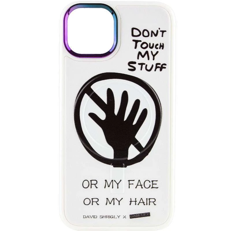 

Чехол с MagSafe Funny pictures для Apple iPhone 13 (6.1") (Don't touch)