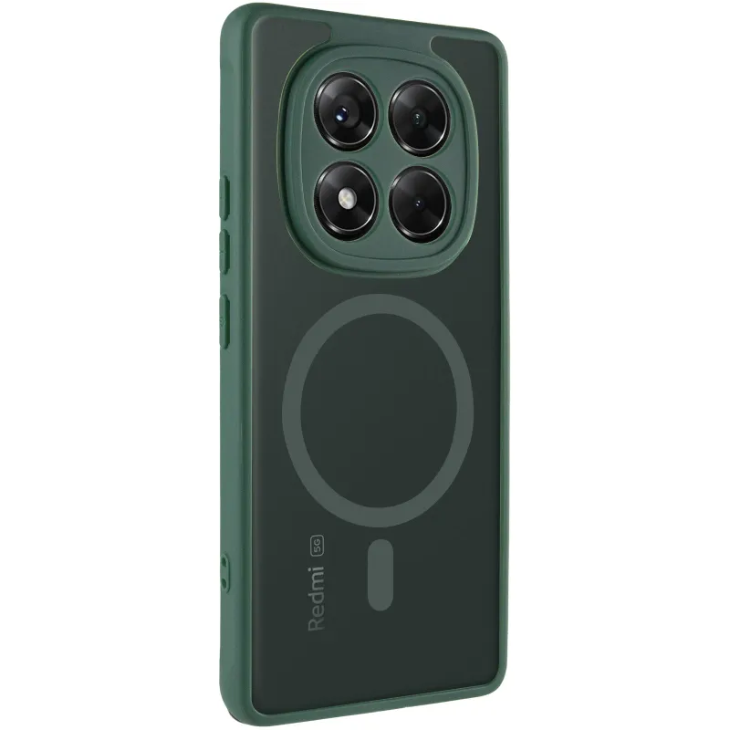 Чехол TPU Bloom with Magnetic Fit для Xiaomi Redmi Note 14 Pro 4G – Green. Фото 2 из 8