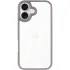 TPU+PC с металлическими кнопками для Apple iPhone 17 (6.3") – Серый / Grey. Фото 4 из 8