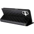 Шкіряний чохол-книжка Rhombus Book для Xiaomi Redmi Note 15 Pro+ 5G – Black. Фото 6 з 7