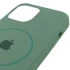 Чехол Silicone Armor Max with MagSafe для Apple iPhone 11 Pro Max (6.5") – Зеленый / Pine green. Фото 11 из 14