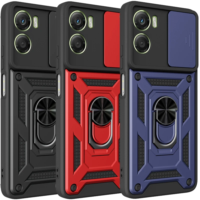 Удароміцний чохол Ummi Camshield Serge Ring (in box) для Motorola Moto E15 фото 1 з 1