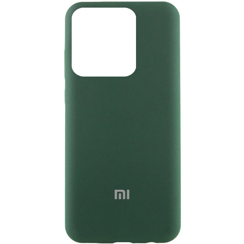 Чехол Silicone Case Lakshmi Premium Logo для Xiaomi Poco X6 – Зеленый / Cyprus Green. Фото 1 из 2