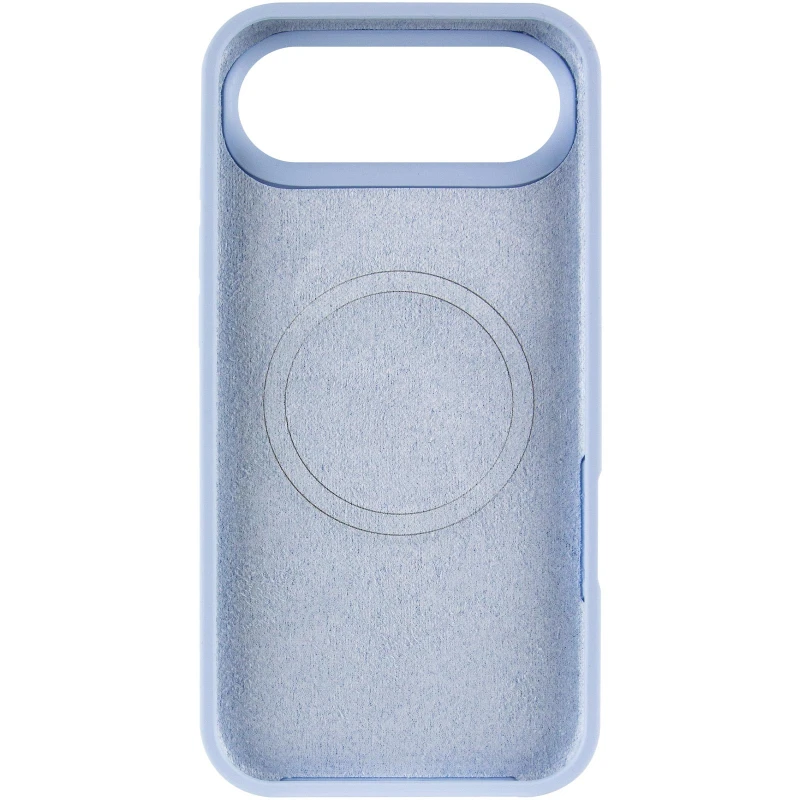 Чохол Silicone Case Full Protective (AA) V2 with MagSafe для Apple iPhone 17 Air (6.5") – Блакитний / Lilac Blue. Фото 7 з 11