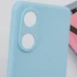 Цветной силиконовый чехол с защитой камеры для Oppo Reno 8T 4G – Бирюзовый / Turquoise. Фото 8 из 9